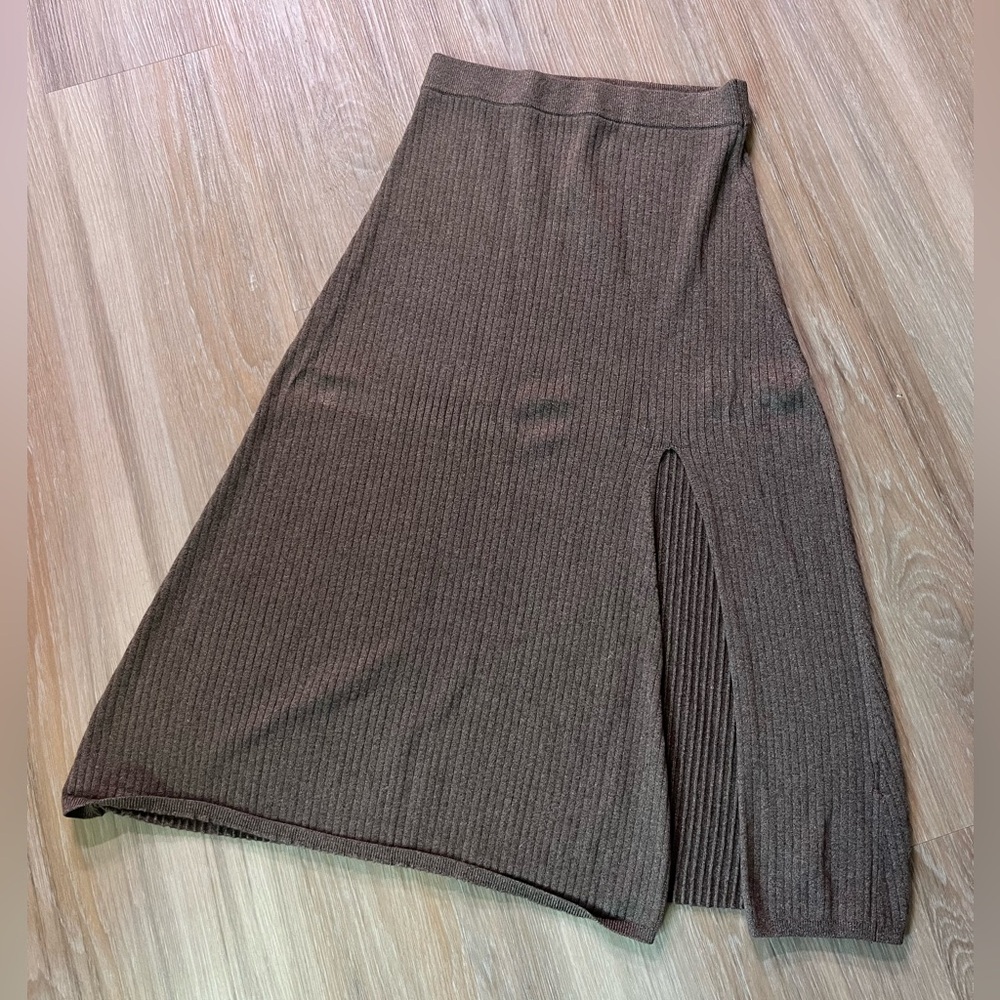 Free people midi sweater skirt